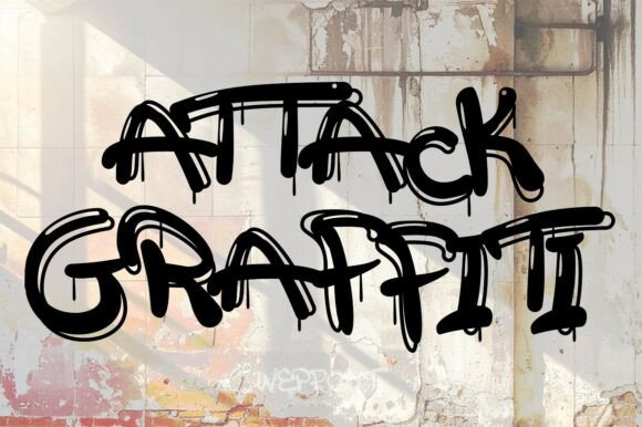 Attack Graffiti: Unleashing Raw Street Energy in Design