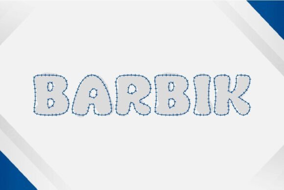 Barbik: A Creative Display Font for Bold Projects
