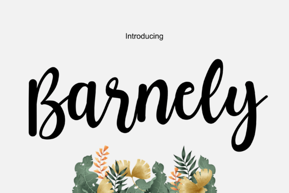 Barnely: The Fresh Handwritten Font for Modern Brands