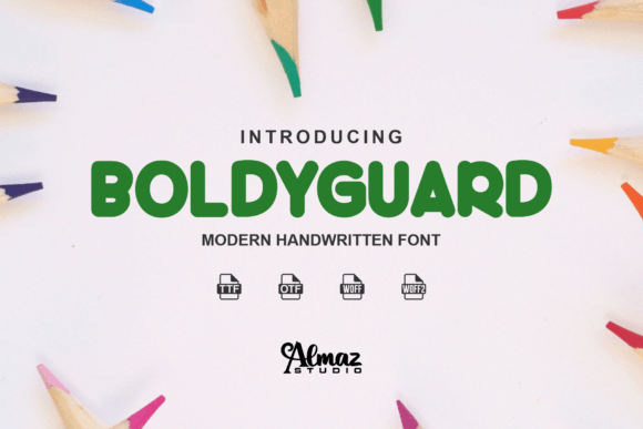 Boldyguard: The Chunky Display Font for Kid-Focused Designs