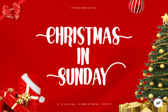 Christmas in Sunday: A Font That Brings Whimsical Joy to Your Projects
