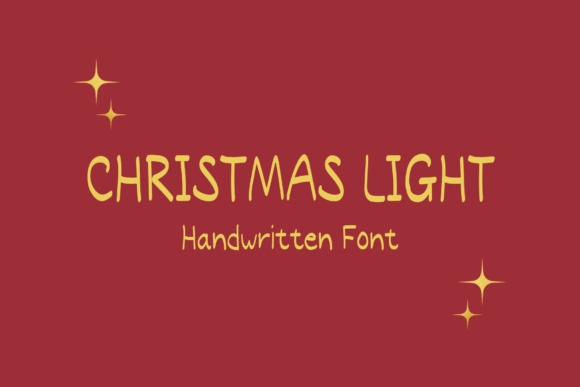 Christmas Light: The Friendly Handwritten Font for Creative Projects