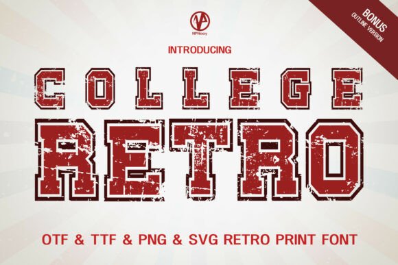 College Retro: The Slab Serif with Varsity Soul