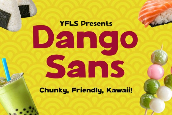 Dango Sans: The Friendly Display Font for Modern Branding