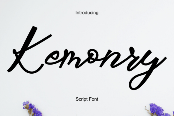 Discover Kemonry: A Sweet, Handwritten Font for Every Project