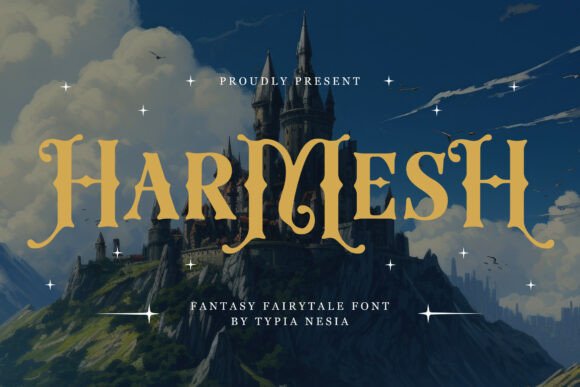 Harmesh: The Fantasy Typeface for Magical Branding