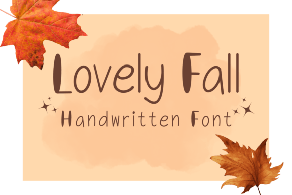 Lovely Fall: The Friendly Handwritten Font for Creative Projects