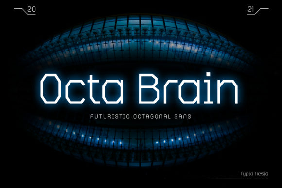 Octa Brain: The Sci-Fi Sans Serif Font for Bold Projects