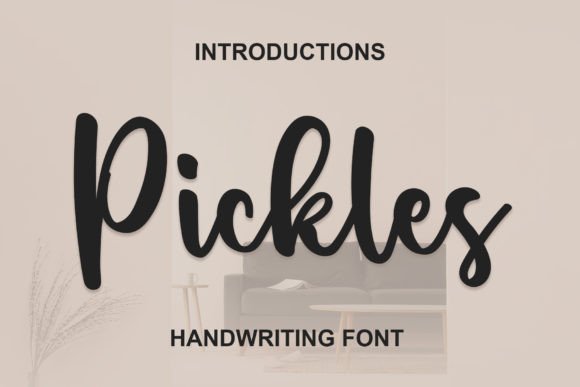 Pickles: The Bold Typeface for High-Impact Design