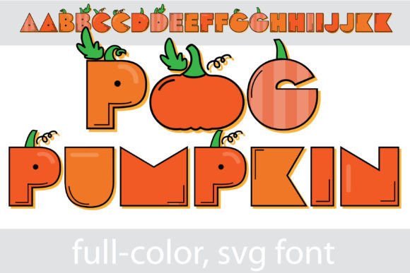 Pog Pumpkin: A Video-Game Style Font for Bold Creators