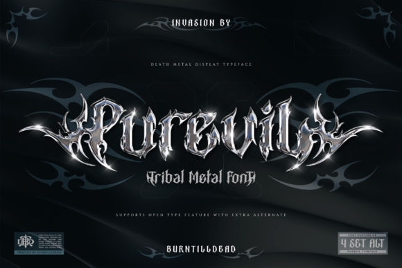 Purevil: Unleashing Tribal Metal Energy in Your Designs