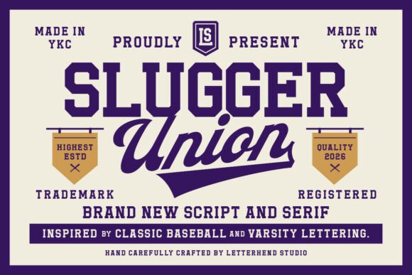 Slugger Union: A Typeface for Champions
