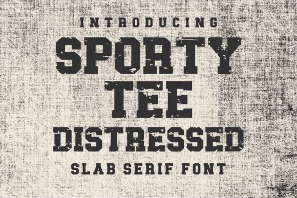 Sporty Tee Distressed: More Than Just a Font