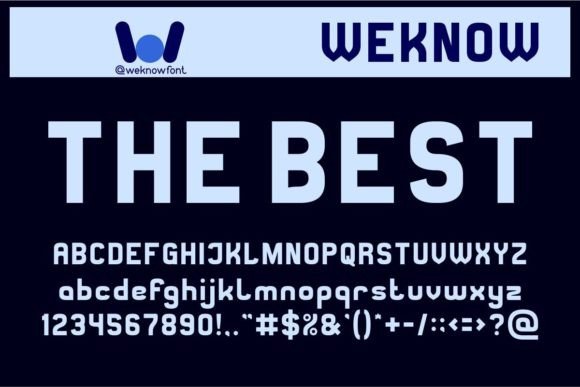The Best: A Typeface for Bold, Modern Statements