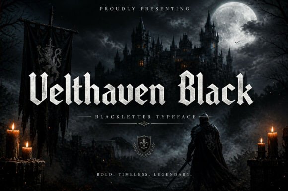 Velthaven Black: A Typeface for Legendary Visual Storytelling