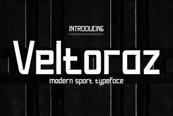 Veltoraz: A Typeface Built for Speed and Impact