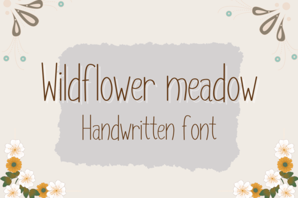 Wildflower Meadow: A Font That Feels Like a Sunny Afternoon